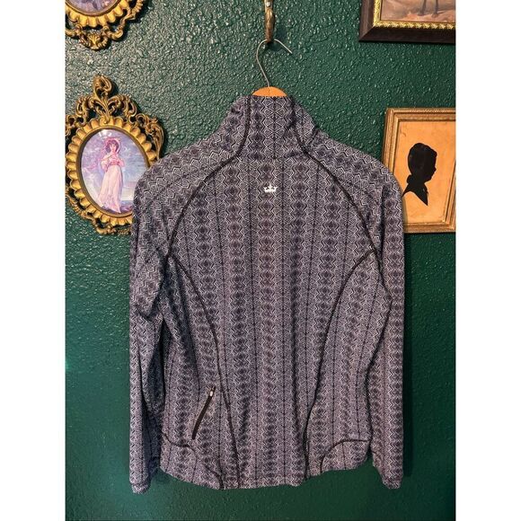 Peter Millar Full Zip Jacket Black Womens Size Large  UPF 50+ Long Sleeve - Picture 3 of 4